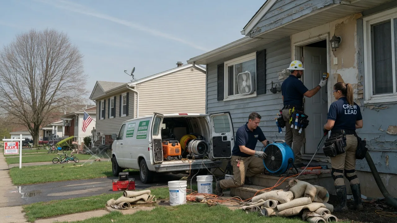 Flood Cleanup in Coral, MI near me